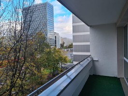 Blick vom Balkon