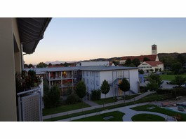 Ausblick vom Balkon