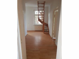 Treppe zur oberen Etage