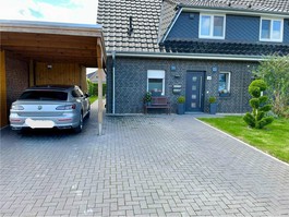 Carport Eingang