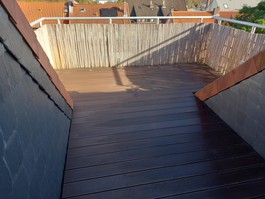 Schöne Dachterrasse 3 .OG