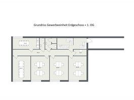 Grundriss EG + 1. OG