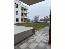 Blick auf die Dahme/ Terrasse