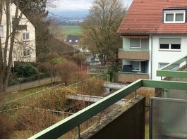 Aussicht aus dem Balkon